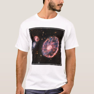 The Cartwheel Galaxy And Its Companion Galaxies. T-Shirt
