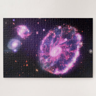 The Cartwheel Galaxy   Hubble & JWST Jigsaw Puzzle