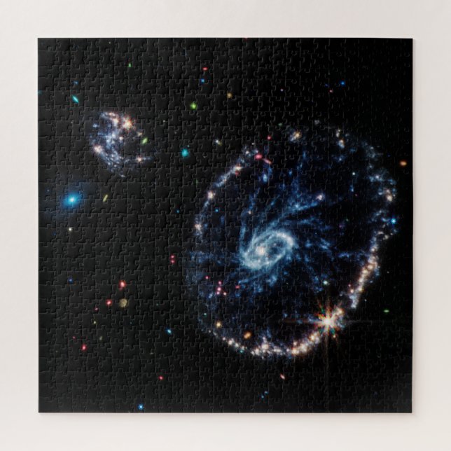The Cartwheel Galaxy | MIRI | JWST Jigsaw Puzzle (Vertical)