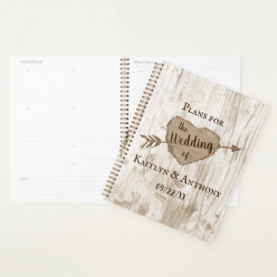 The Carved Heart Tree Wedding Collection Planner