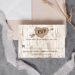 The Carved Heart Tree Wedding Collection RSVP