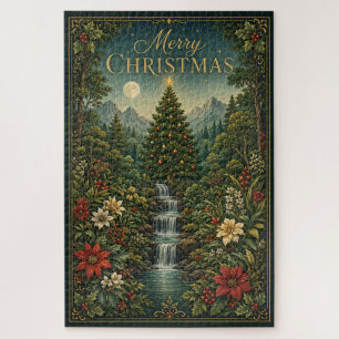 The Cascade of Christmas Magic Jigsaw Puzzle