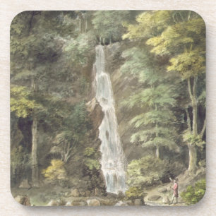 The Cascade Waterfall at Hestercombe Gardens (w/c Coaster