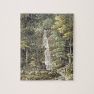 The Cascade Waterfall at Hestercombe Gardens (w/c Jigsaw Puzzle
