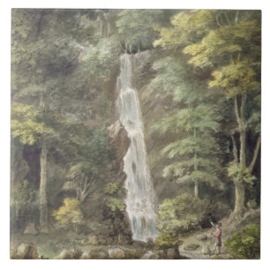 The Cascade Waterfall at Hestercombe Gardens (w/c Tile