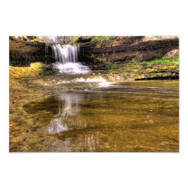 The cascades at Glen Helen Nature Reserve, Ohio Photo Print (Front)
