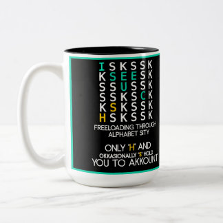 The Case Against C: Funny Alphabet Mug