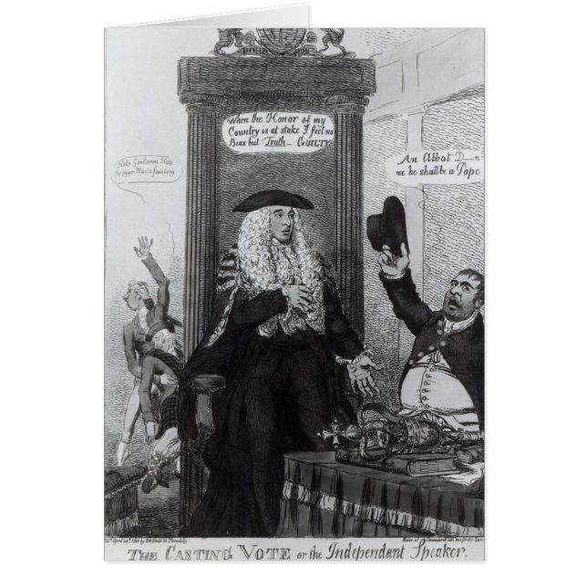 The Casting Vote, or the Independant Speaker (Front)