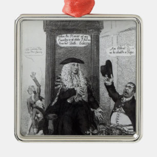 The Casting Vote, or the Independant Speaker Metal Tree Decoration