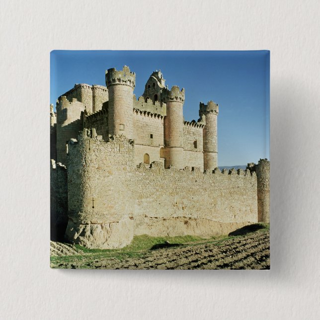 The castle 15 cm square badge (Front)