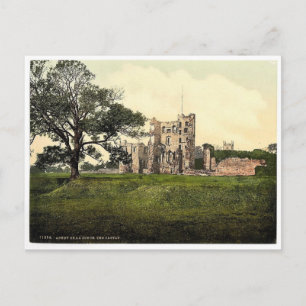 The Castle, Ashby-de-la-Zouch, England vintage Pho Postcard