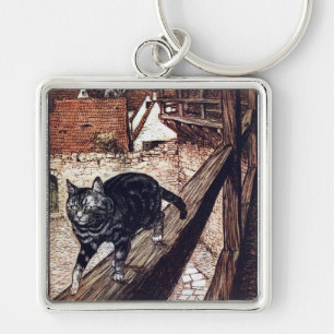 The Castle Cat by Rackham Key Ring