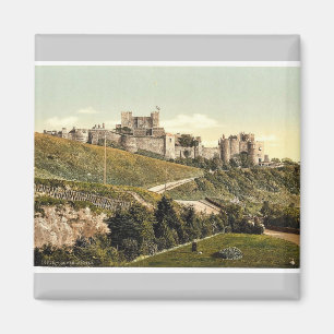 The castle, Dover, England rare Photochrom Magnet