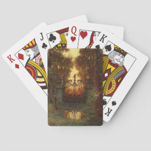 The Castle Gate (by Ferdinand Knab) Playing Cards