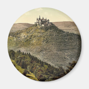 The castle, Hohenzollern, Germany rare Photochrom Magnet