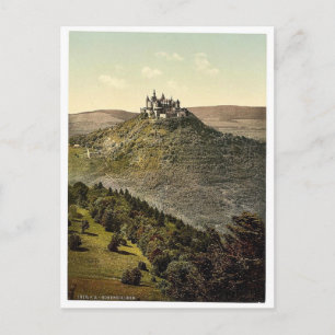 The castle, Hohenzollern, Germany rare Photochrom Postcard