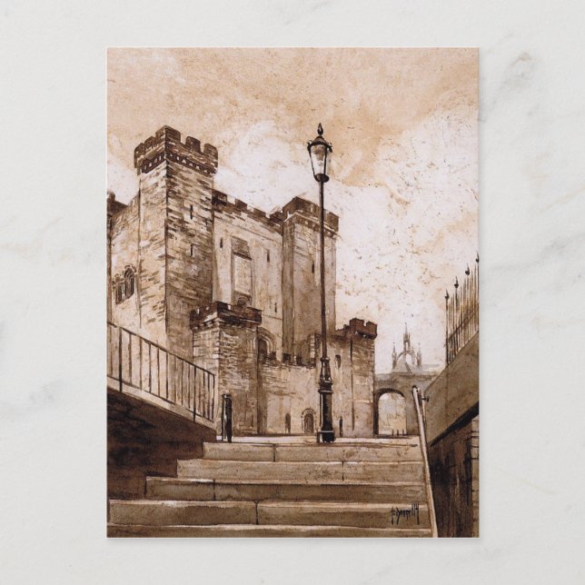 The Castle Keep, Newcastle upon Tyne Post Card (Front)