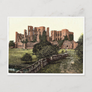 The castle, Kenilworth, England rare Photochrom Postcard