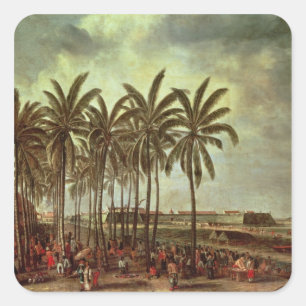 The Castle of Batavia,Seen from Kali Besar Square Sticker