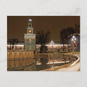 The Castle of Milan Postcard
