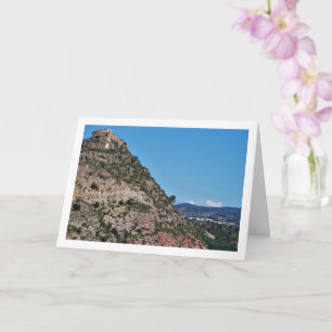 The Castle of Old Domeño, Valencia, Spain Card