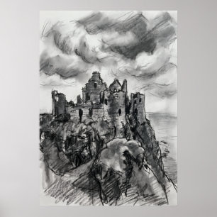 The Castle of Storm Memory Spiritual Wall Art