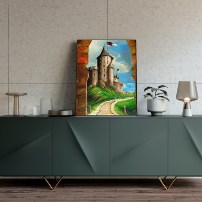 The Castle Road Painting Poster (Creator Uploaded)