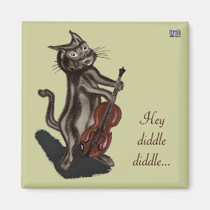 The Cat and the Fiddle Magnet
