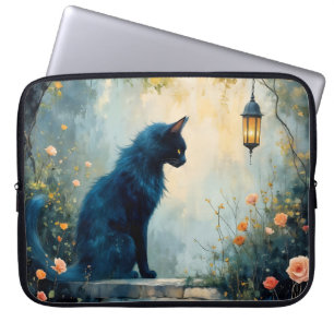 The Cat And The Roses Electronics Bag