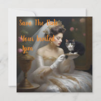 The Cat Bride Oil Paint,