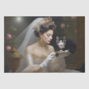 The Cat Bride Oil Paint, Tissue Paper