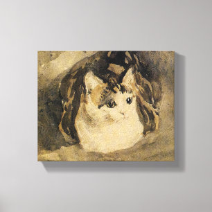 The Cat (by Gwen John) Canvas Print