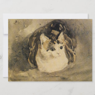 The Cat (by Gwen John) Card