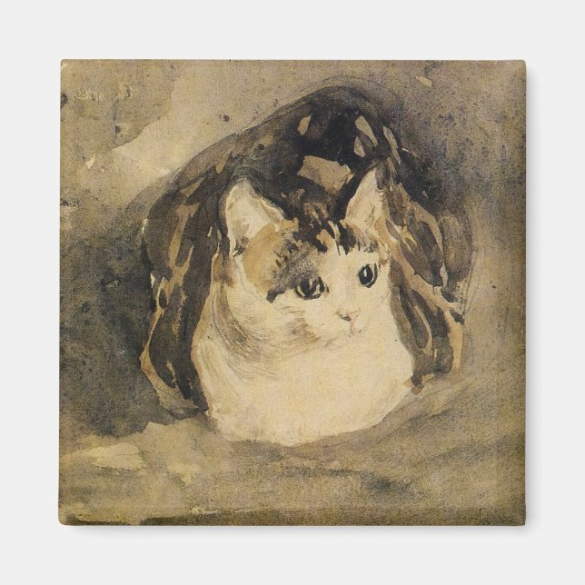 The Cat (by Gwen John) Magnet (Front)