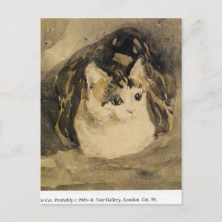 The Cat by Gwen John Postcard