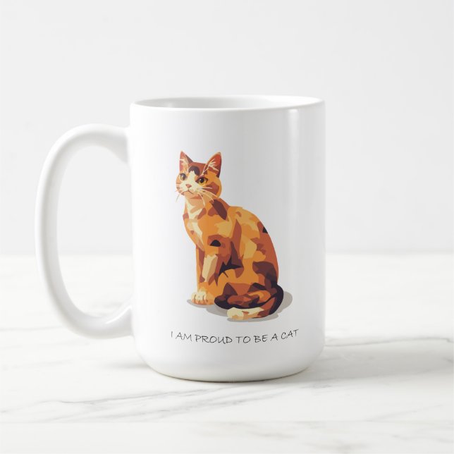 The Cat Coffee Mug (Left)
