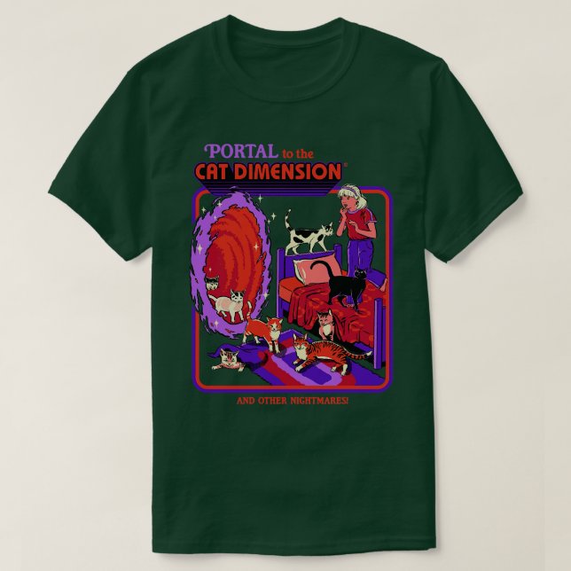 The Cat Dimension Mug T-Shirt (Design Front)