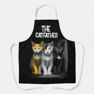THE CAT FATHER CAT DAD KITCHEN APRON 