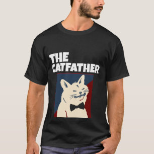THE CAT FATHER DAD T-SHIRT T-SHIRTS