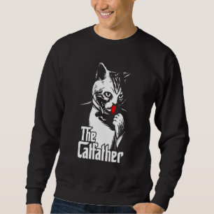 The Cat father Funny T Birthday Cat Dad Fathersday Sweatshirt