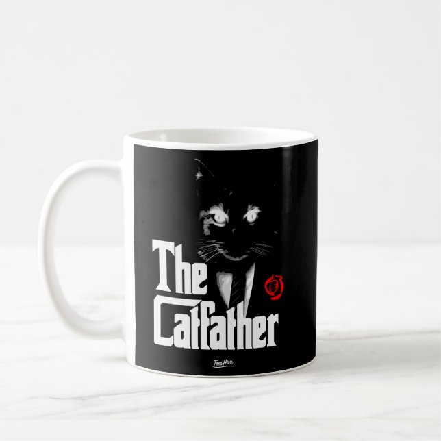 The Cat Father The Catfather Coffee Mug (Left)
