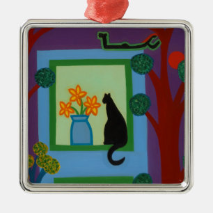 The Cat From Askew Crescent 2008 Metal Tree Decoration