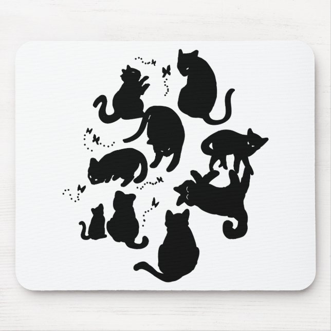 The Cat Gang. Mouse Mat (Front)