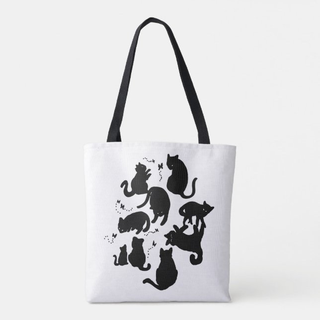 The Cat Gang. Tote Bag (Back)