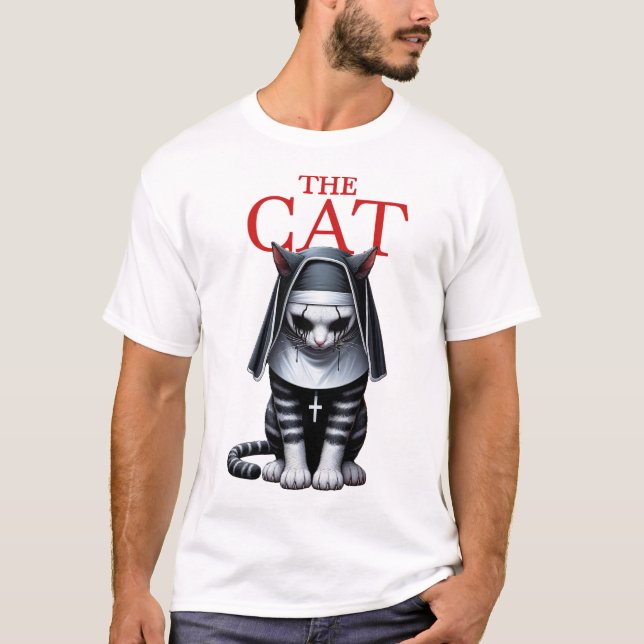 The Cat Halloween  T-Shirt (Front)