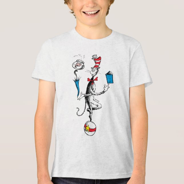 The Cat in the Hat Balancing Act Tri-Blend Shirt (Front)