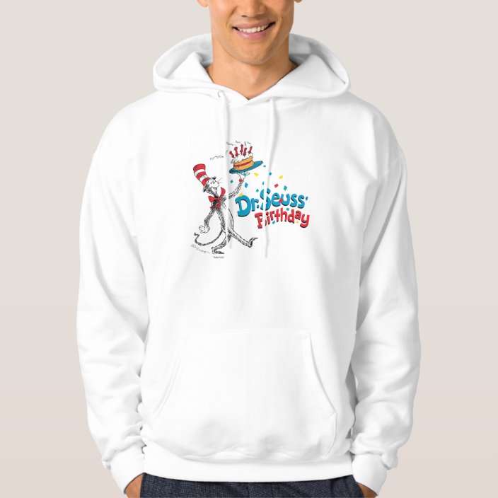 The Cat in the Hat | Dr. Seuss's Birthday Hoodie | Zazzle.co.uk