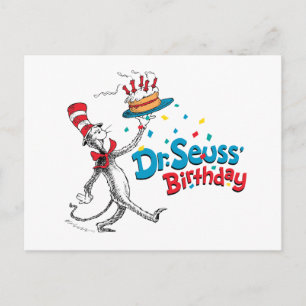 The Cat in the Hat Dr. Seuss's Birthday Postcard