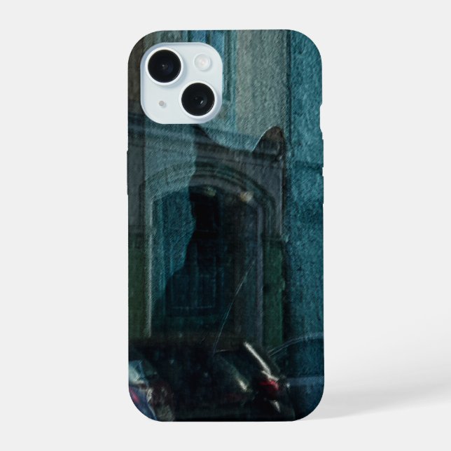 The cat in the window iPhone 15 case (Back)