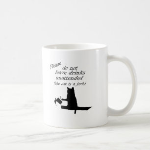 The Cat is a Jerk Coffee Mug